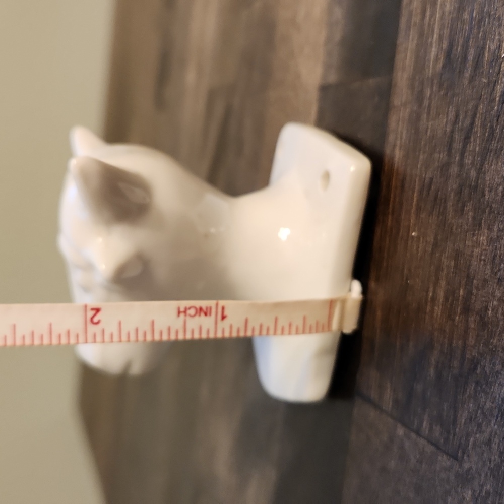 Vintage Ceramic Bull Head Wall Hook - Picture 8 of 8